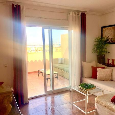 Atico Deluxe Entre Centro Y Playa Salinas Con Terraza, Wifi, Piscina Climatizada, Gym, Sauna Y Garaje -Smart Tv Roquetas de Mar Buitenkant foto